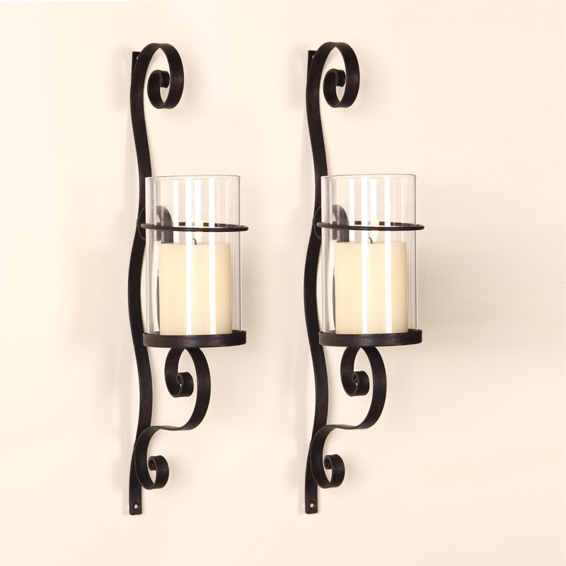 Metal Wall Sconces For Candles red barrel studio iron wall sconce candle holder & reviews | wayfair Metal Wall Sconces For Candles red barrel studio iron wall sconce candle holder & reviews | wayfair