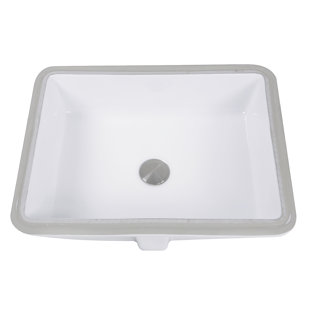 Enamel Bowl Sink Wayfair Great Point Vitreous China Rectangular Undermount Bathroom Sink With Overflow