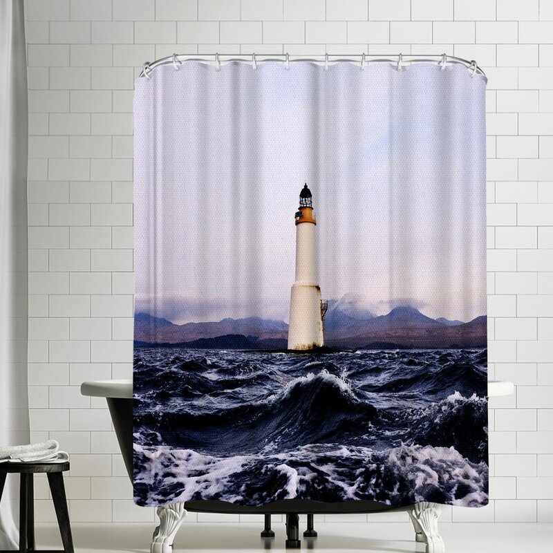 lighthouse shower curtain