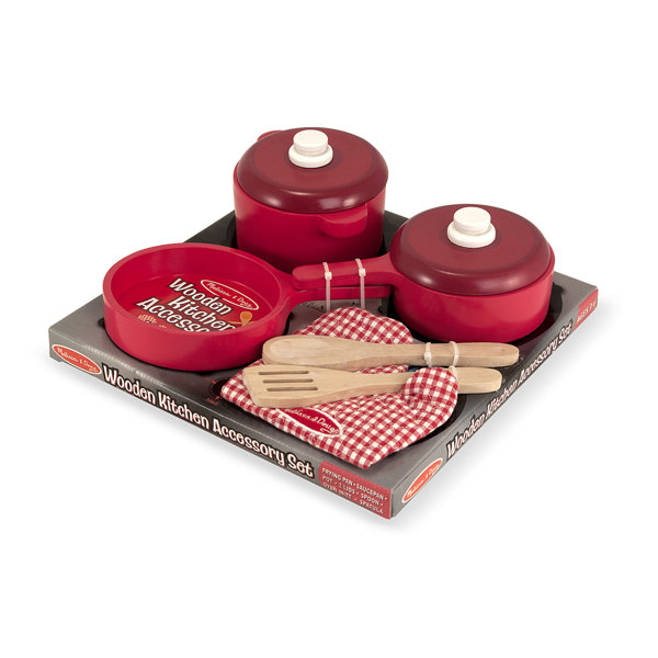 kids wooden pans