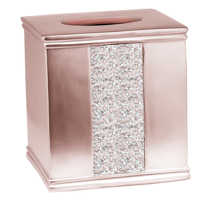 pink tissue box cover