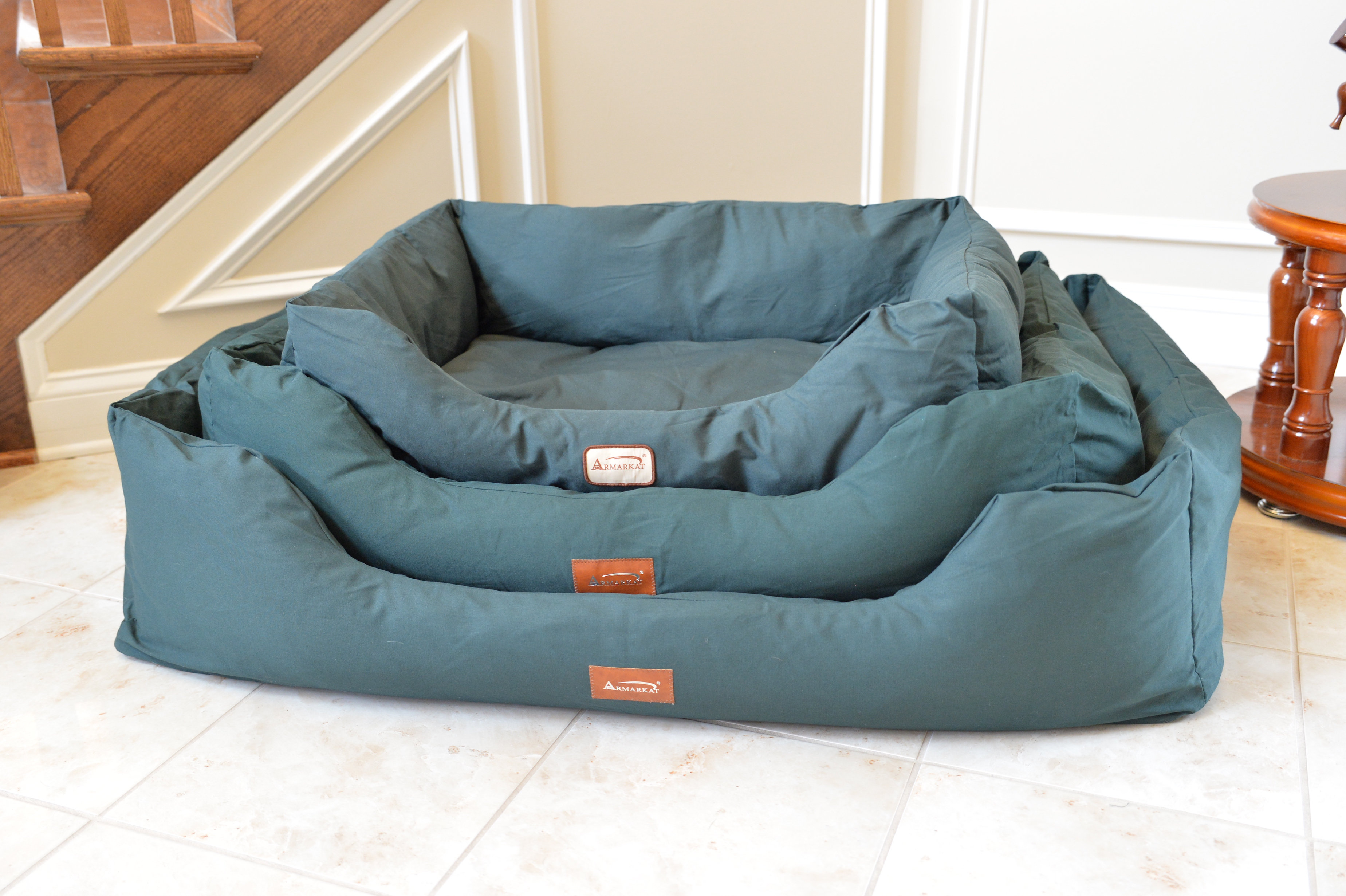 bolster dog beds on sale