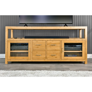 Bamboo Tv Stands You Ll Love Wayfair Acosta Tv Stand For Tvs Up To 65