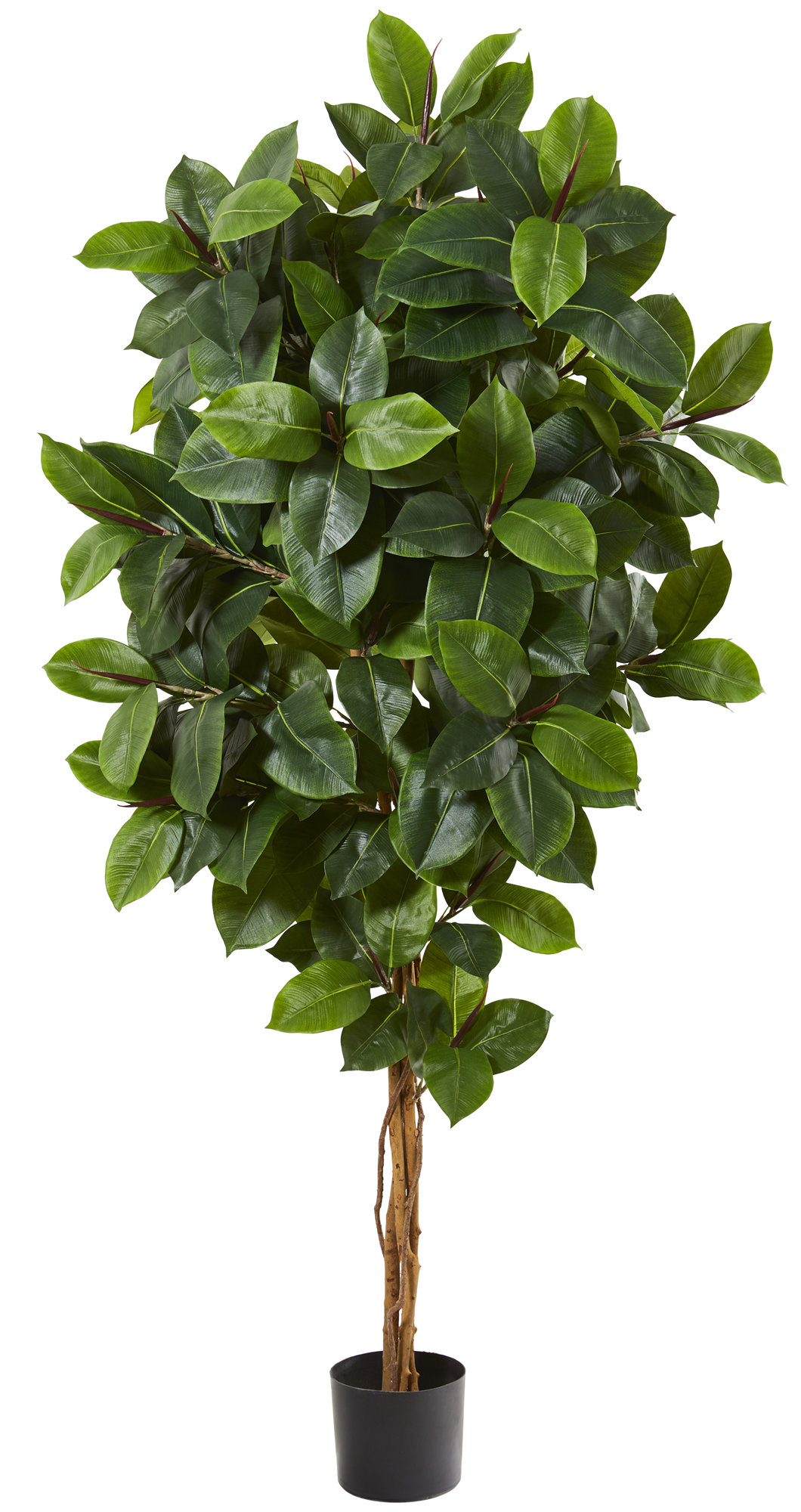 Artificial Rubber Leaf Tree In Pot Liner Joss Main