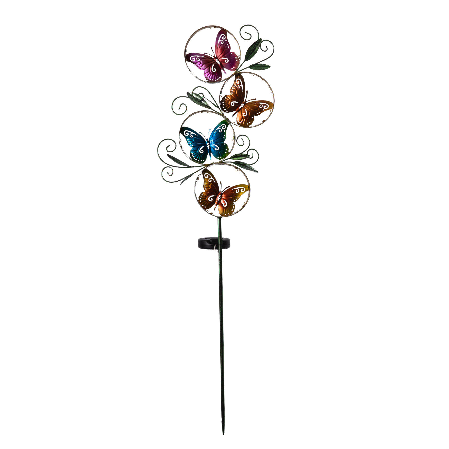 Arlmont & Co. Melson Solar Butterfly Garden Stake Wayfair