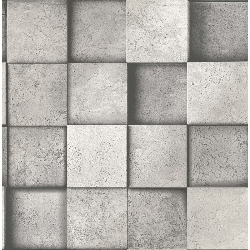 East Urban Home Dimensions Square Stone 10 05m X 53cm 3d Embossed