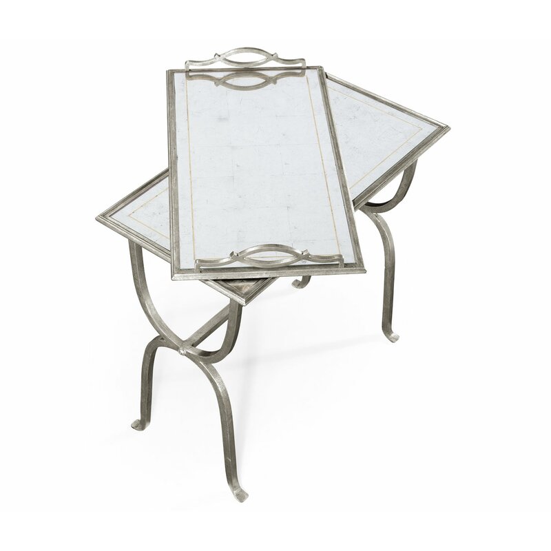 silver tray table