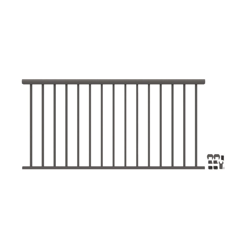 6'x36" VersaRail Winchester Aluminum Stair Rail Kit Color: Matte Black