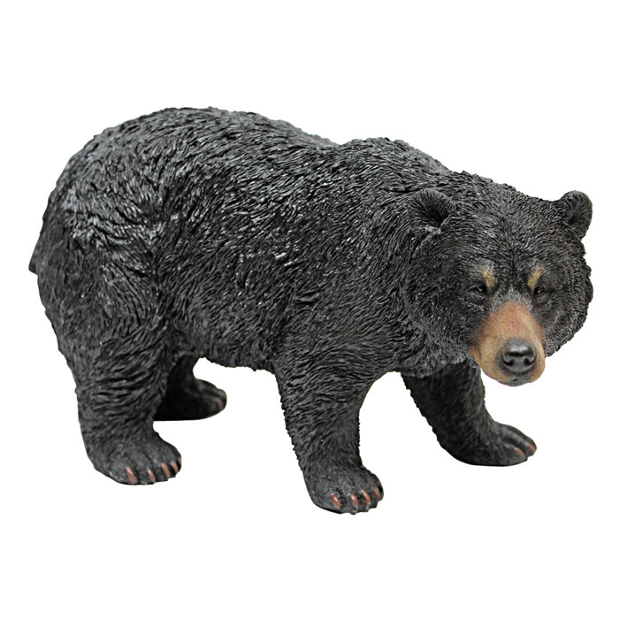 Design Toscano Walking Black Bear Garden Statue | Wayfair.co.uk