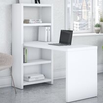 ikea white stained oak veneer desk