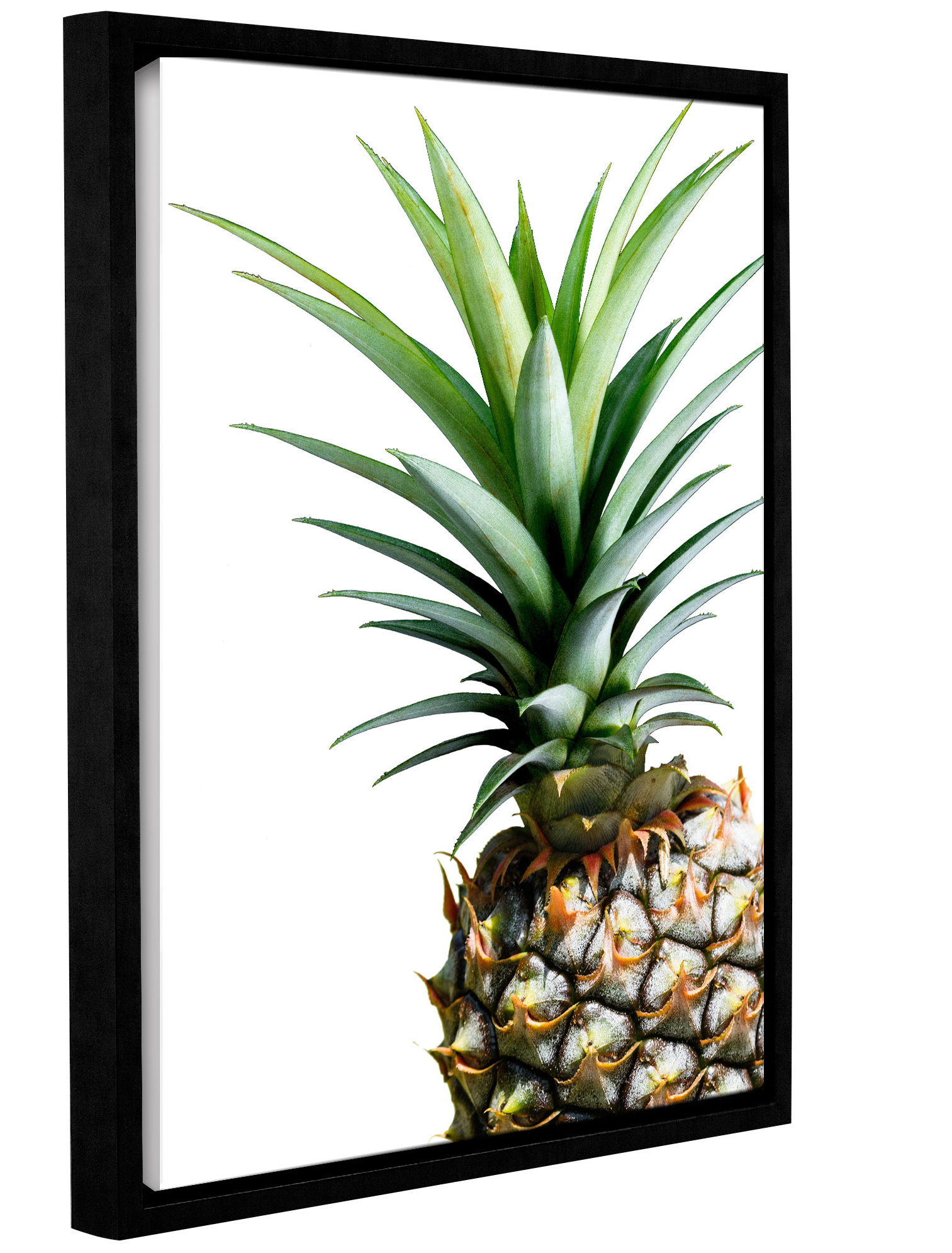 Bay Isle Home Pineapple Color by Lexie Greer Graphic Art on Canvas