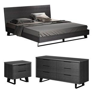 black modern bedroom furniture king size amsterdam platform configurable bedroom set modern contemporary sets allmodern black modern bedroom furniture king size amsterdam platform configurable bedroom set modern contemporary sets allmodern