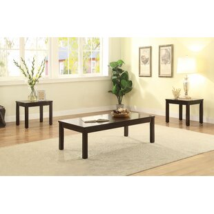 Lystra 3 Piece Coffee Table Set by Winston Porter