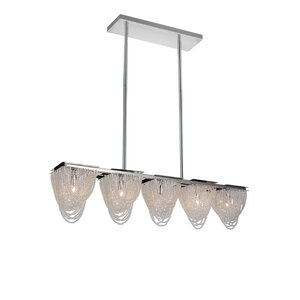 5-Light Crystal Chandelier