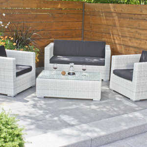 4-tlg. Loungegruppen-Set Jule mit Kissen von Kam..