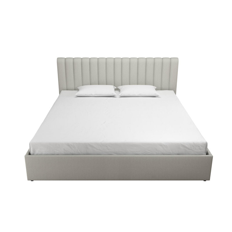 Novogratz Tufted Upholstered Low Profile Storage Platform ...