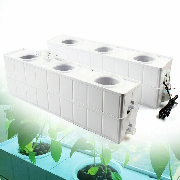 Details about   66 Holes Hydroponic Site Grow Kit Vegetable System Stainless Steel Holder USA