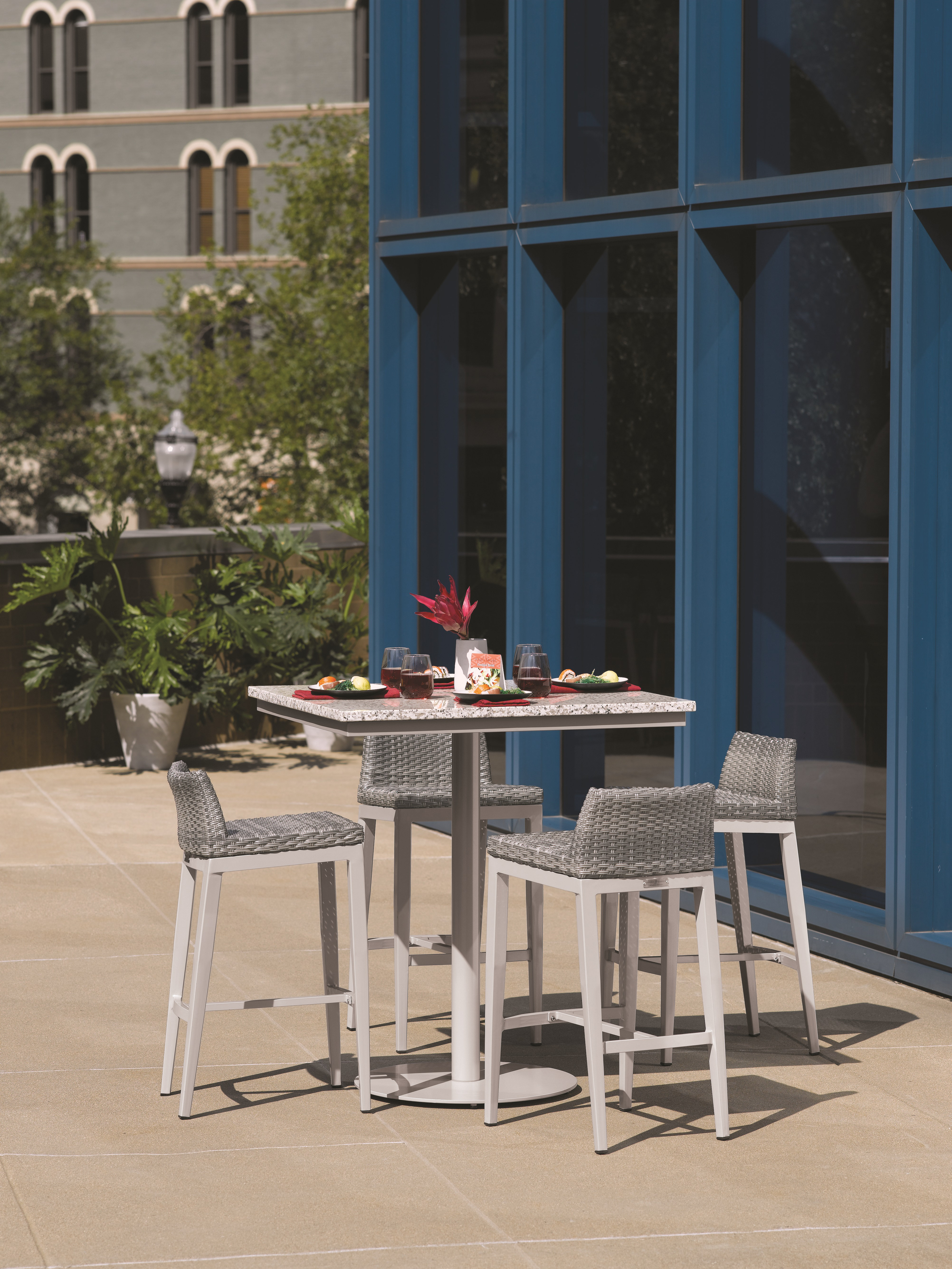 caspian outdoor furniture on Sol 72 Outdoor Mckinnon Bar Table Reviews Wayfair