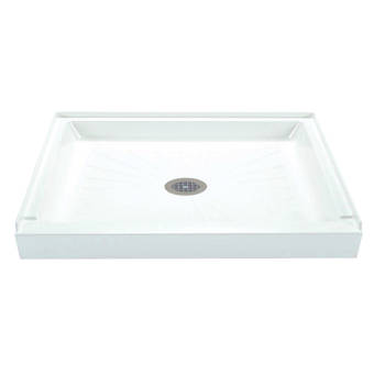 Swan Solid Surface 34 X 54 Single Threshold Shower Base Wayfair
