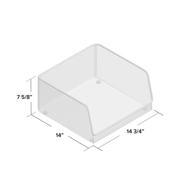 Dotted Line™ Jay Open-Front Bin Cabinet Organizer & Reviews | Wayfair