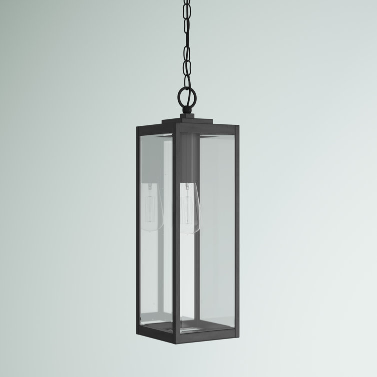 Outdoor hanging pendant light black Clearance