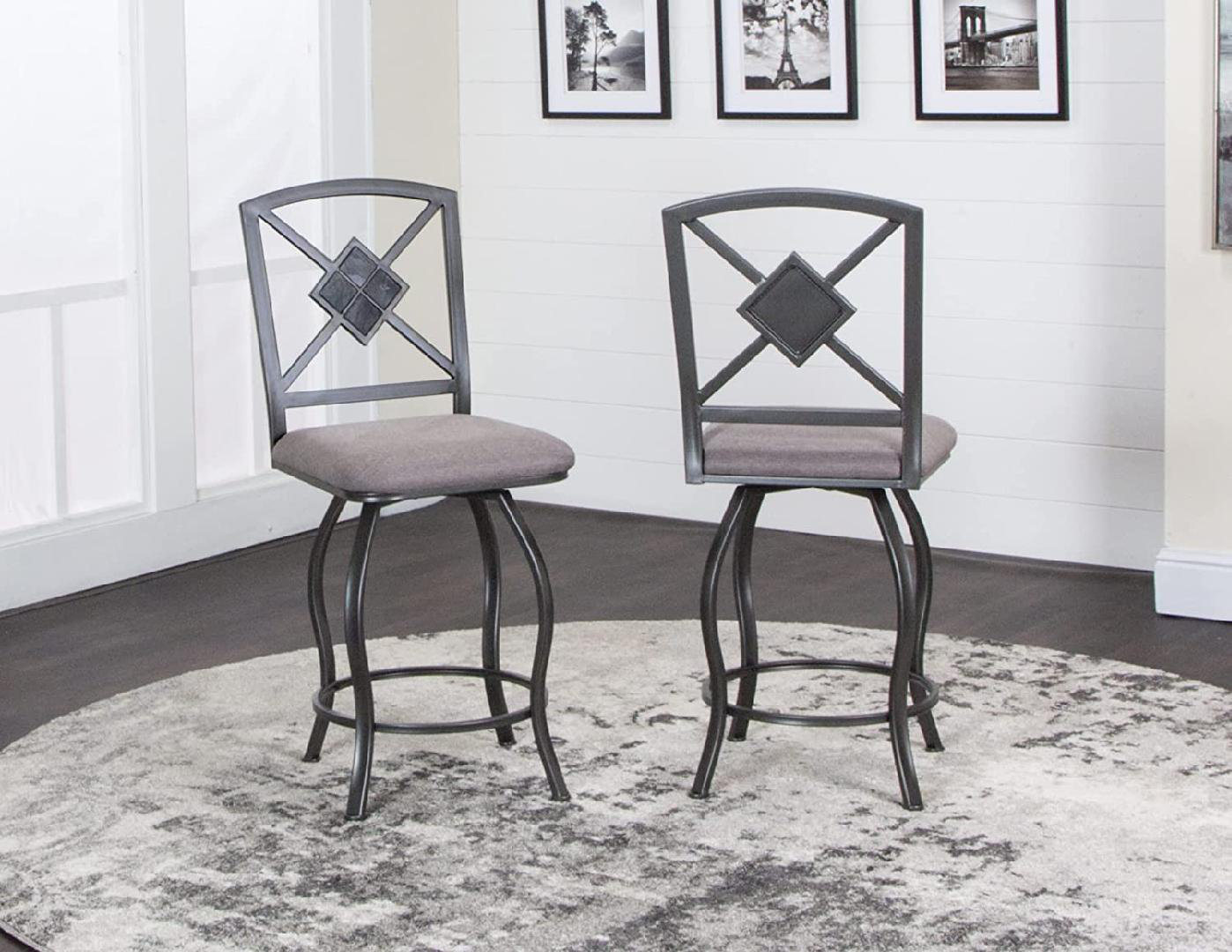 Red Barrel Studio® Milana Swivel 24'' Counter Stool Wayfair