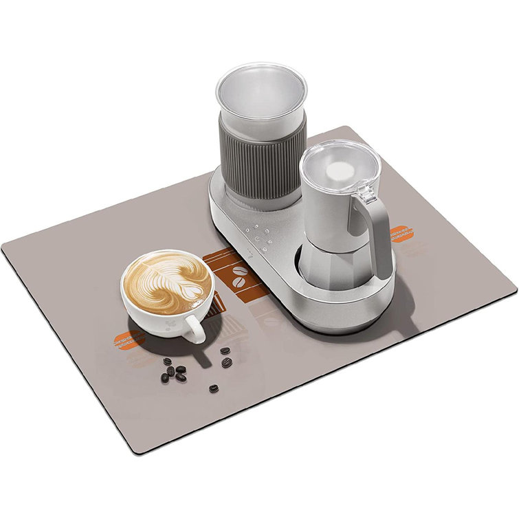 Coffee Maker Mat,Under Sink Kitchen Cabinet Mat,Cabinet Liner,Under Sink Tray For Drips, Leaks,Spills,Under The Sink Organizer Rug,Backing ...
