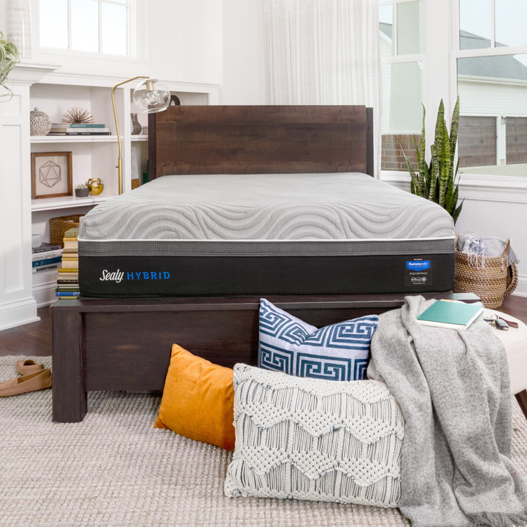 sealy hybrid performance copper ii 13 5 plush hybrid mattress reviews wayfair