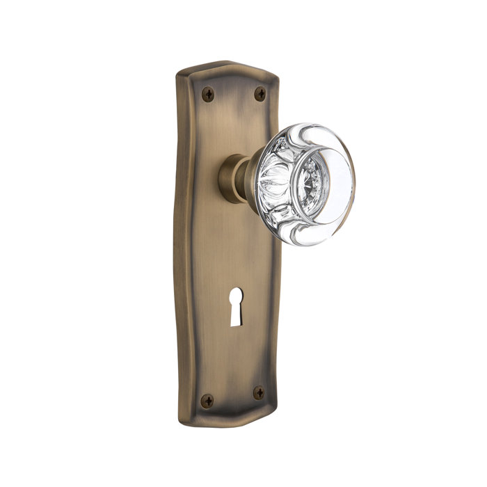Nostalgic Warehouse Crystal Round Interior Mortise Door Knob With