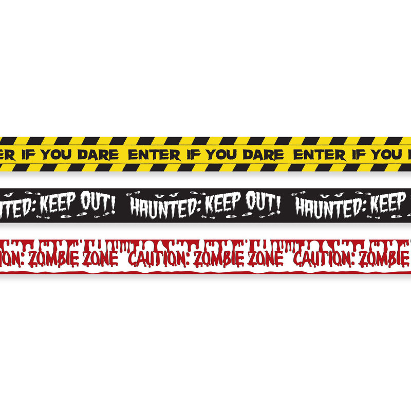 Amscan Halloween Fright Tape Banner Reviews Wayfair