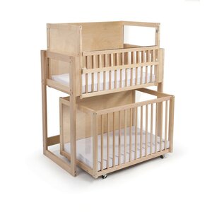 Space Saver 2 Level Crib with Mattress