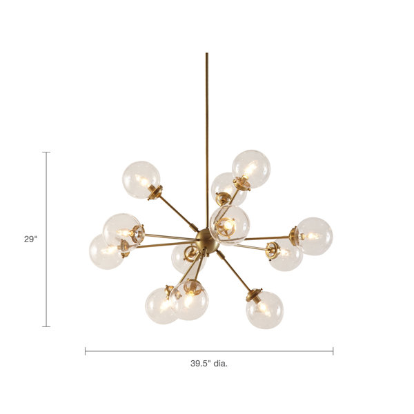 Allmodern 12 Light Sputnik Sphere Chandelier Reviews Wayfair