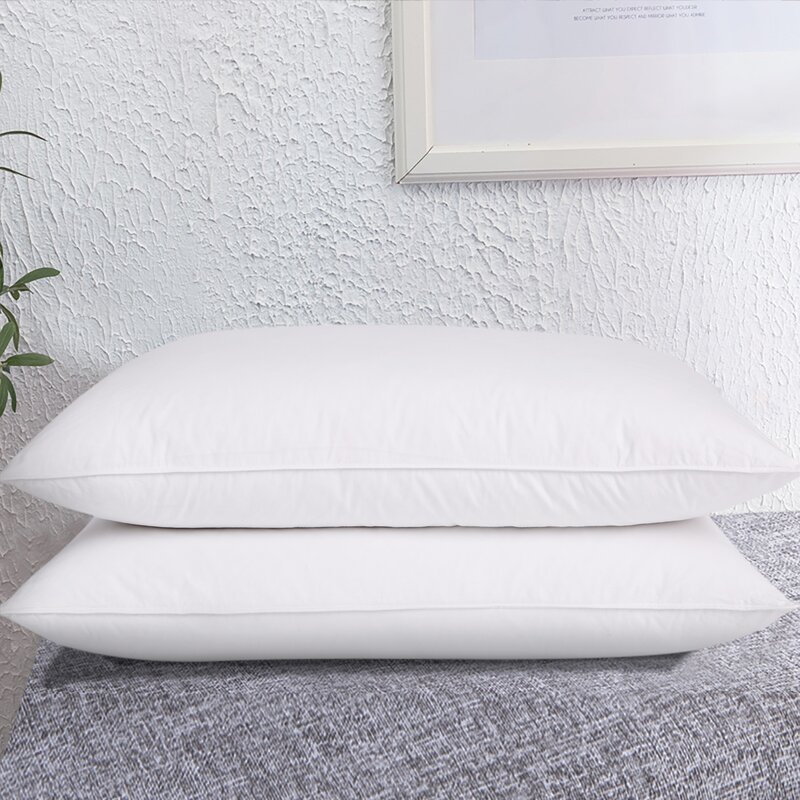 Puredown Medium Down Blend Bed Pillow 