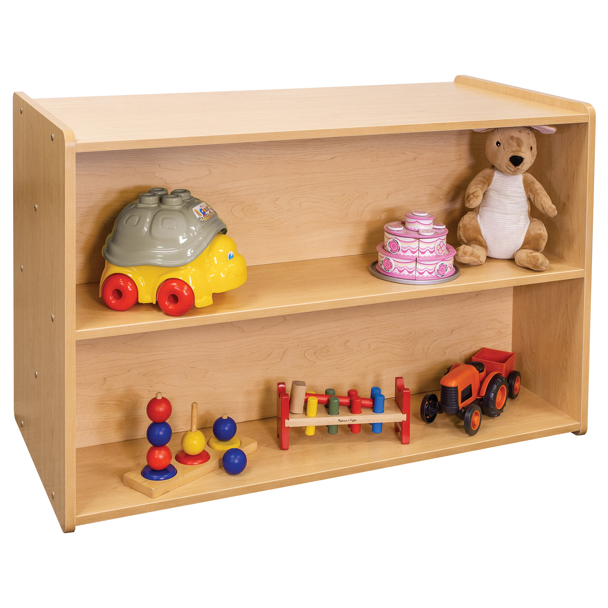 TotMate Preschool Storage 2 Compartment Shelving Unit Wayfair