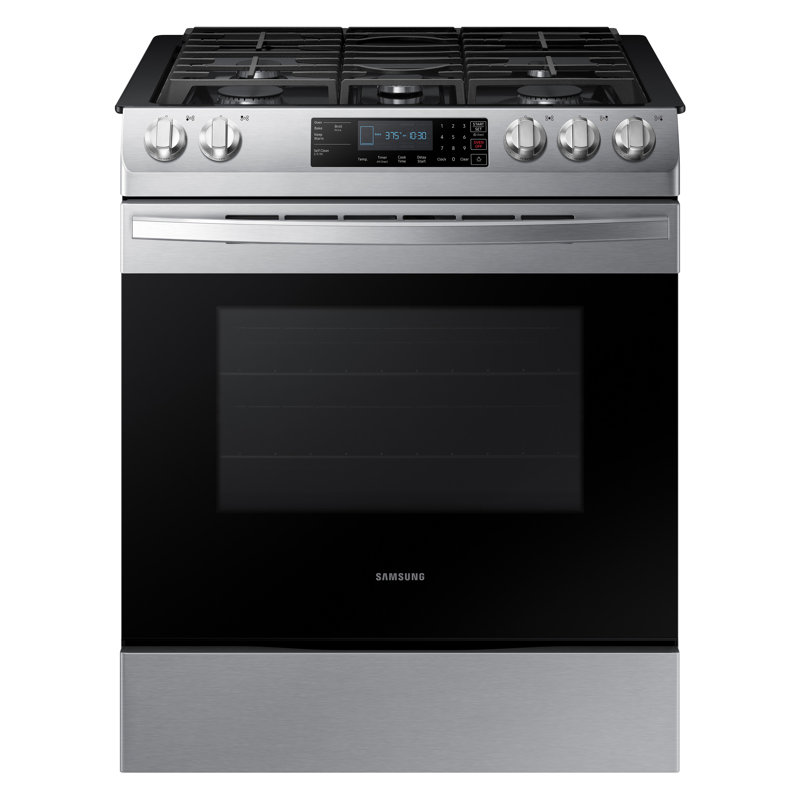 Samsung 30 5 8 Cu Ft Slide In Gas Range With Griddle Reviews