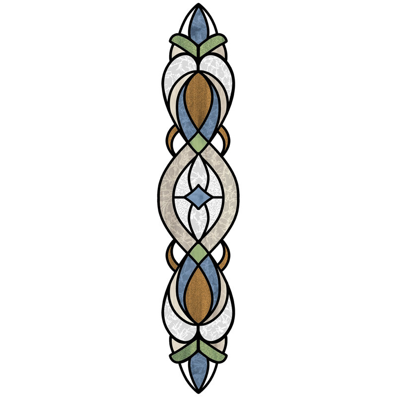 Fleur De Lis Living Stained Glass Window Decal Wayfair