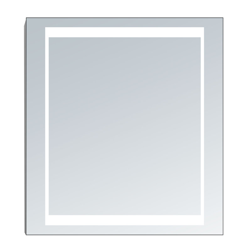 Wade Logan Cedar Grove Surface Mount Framed Medicine Cabinet With Led Lighting Reviews Wayfair