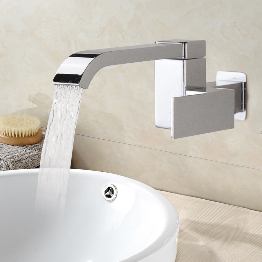 Oukaning Wall Mounted Bathroom Faucet Wayfair
