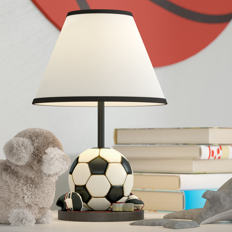 Zoomie Kids Arlinna Soccer Ball 15 75 Table Lamp Reviews Wayfair Arlinna Soccer Ball 15 75 Table Lamp