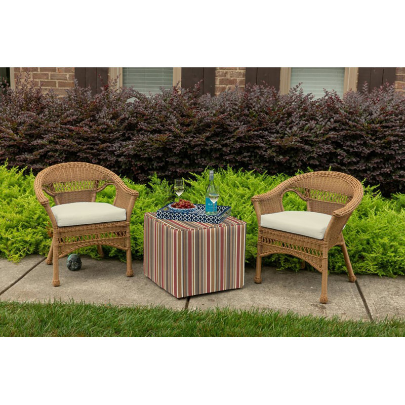 Wicker Indoor Outdoor Sunbrella Dining Chair Cushion Reviews