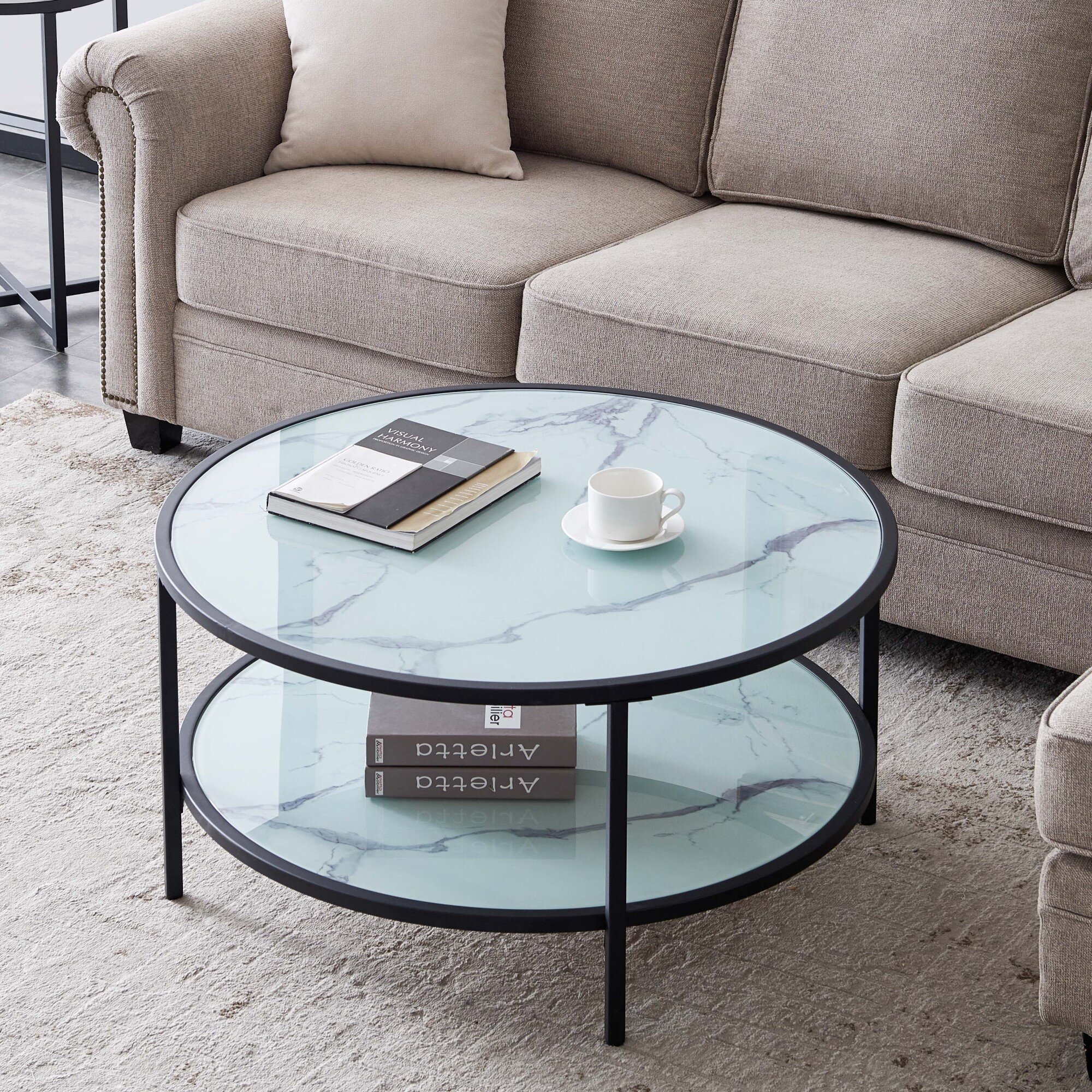 Latitude Run Cumber Coffee Table With Storage Wayfair