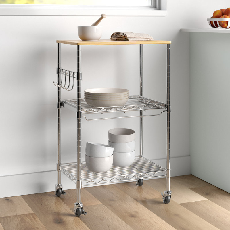 Dotted Line Ty 34 Kitchen Cart Reviews Wayfair Dotted Line Ty 34 Kitchen Cart