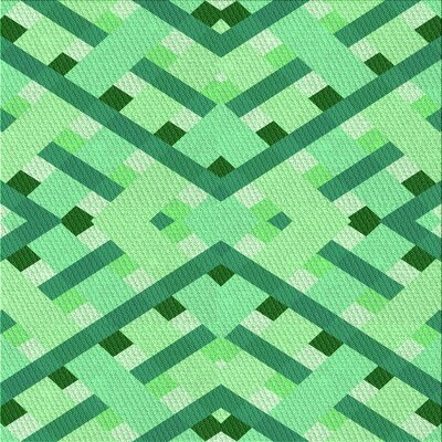 Cozine Abstract Wool Green Area Rug East Urban Home Rug Size: Square 4'