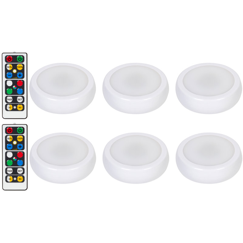 Brilliant Evolution Wireless Color Changing 6 Light Led Under Wireless Color Changing 6 Light Led
