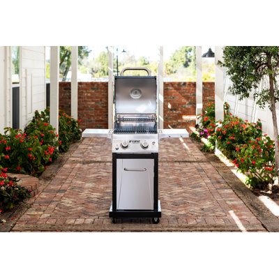 Nexgrill Deluxe 2-Burner Propane Gas Grill with Foldable Side Shelves, 28000 BTUsm(%red) 