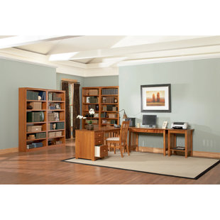 Go to store & view more images Red Barrel Studio Magallanes 6 Piece L-shaped Desk Office Suite