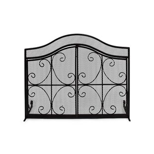 Salvatore 3 Panel Iron Fireplace Screen By Home Loft Concepts
