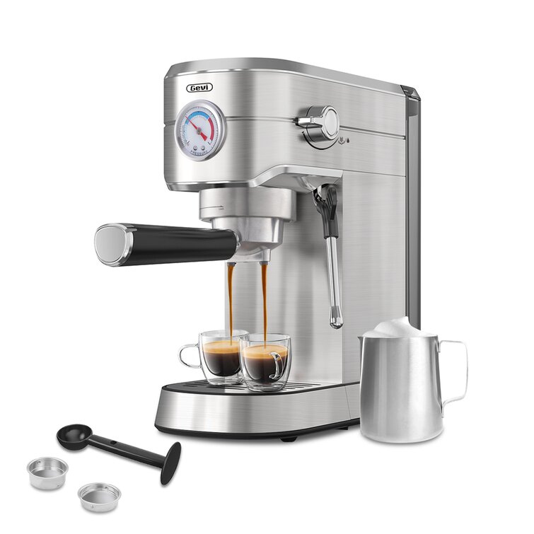 Verplicht Vijftig Rodeo Gevi Compact Professional Semi-Automatic Espresso Machine | Wayfair