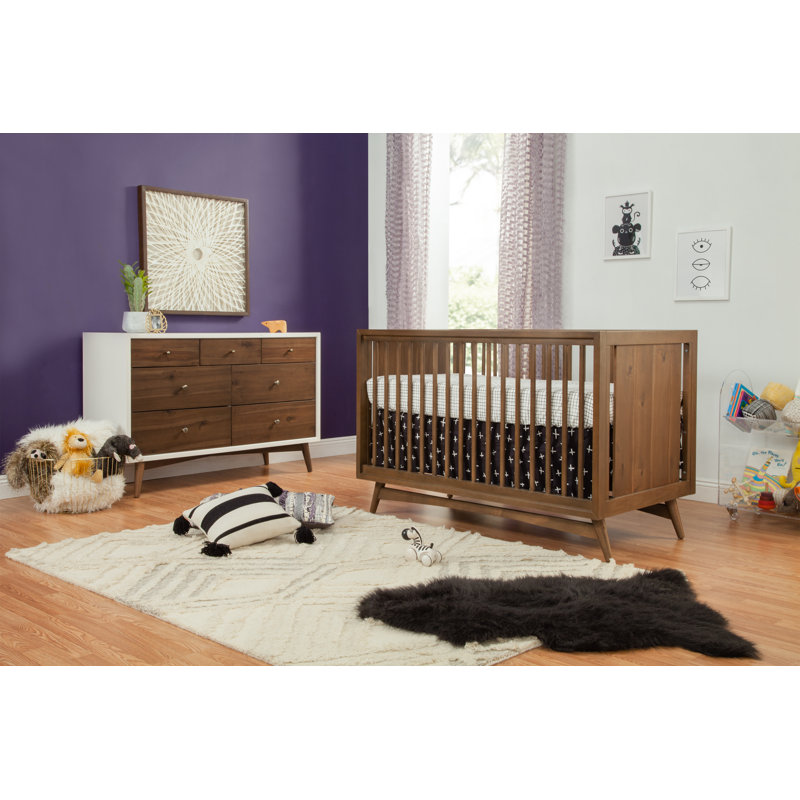 Natural Walnut babyletto Peggy 3-in-1 Convertible Crib