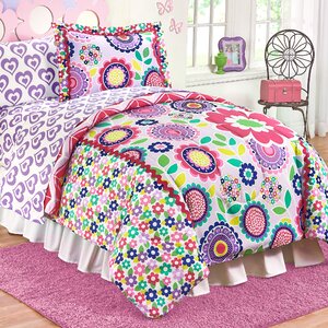 Just For Kids Floral Dream Reversible Comforter